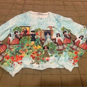 Alice + Olivia Knit Top Parisian Women Unworn